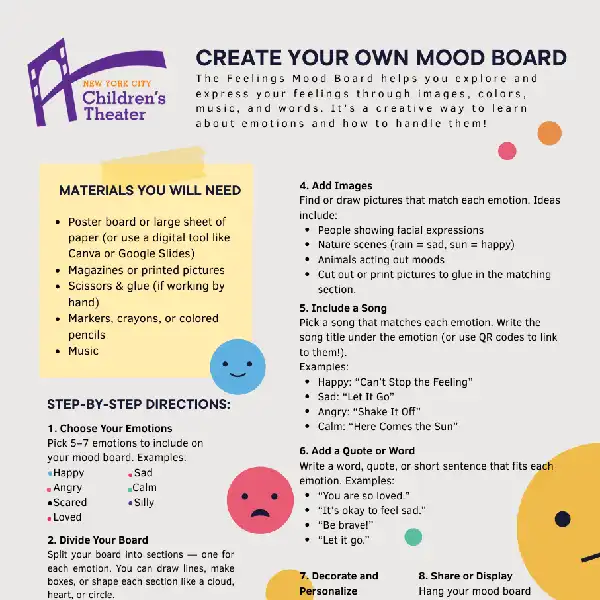 create your mood board forest of feelings